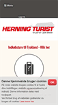 Mobile Screenshot of herning-turist.dk